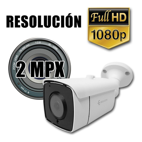 Imagen 2 de 8 de Kit Cctv 2 Megapixeles 8 Camaras Ip Nvr Alta Resolucion