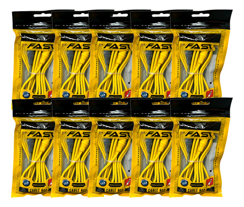 Dbrca6cca Paquete De Cable Dbbass Rca 10pz Cca 6ft 1.8 Mts