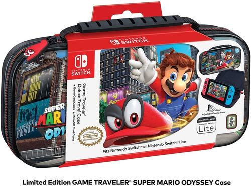 Imagen 1 de 3 de Estuche Nintendo Switch / Lite Edicion Limitada Mario Odysse