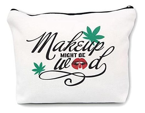 Bolsas Y Estuches Funny Leaf Makeup Bag Gift For Women Bes 