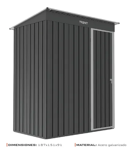 Cobertizo galpón para exterior Trent TRE-CE3X5