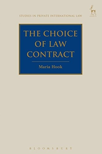 Libro The Choice Of Law Contract - Nuevo