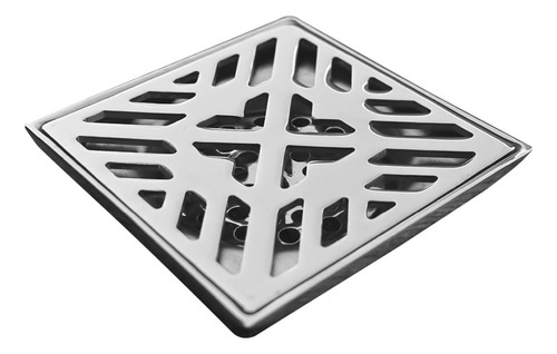 Lux Sany 33d Set 4 Coladera Cromada Anti-insectos Inox 10cm