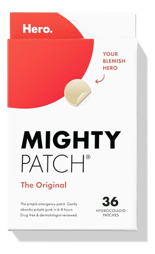 Parche Hidrocoloide Para El Acne - Mighty Patch - X36 Und