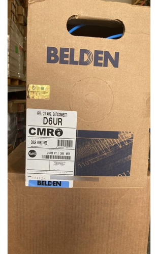 Bobina, Cat 6, Azul, 23 Awg 305m, Belden Premise, 250mhz