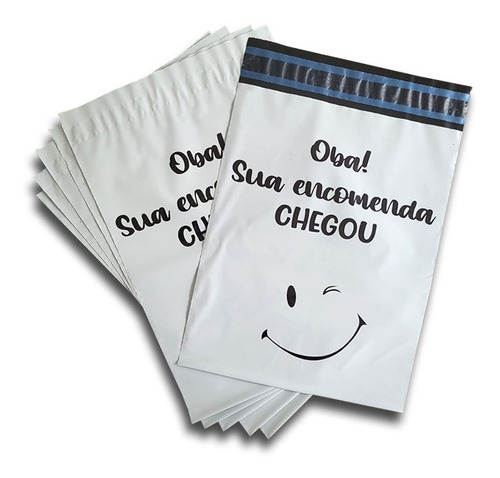 Envelope Personalizado Para Envios Oba-cheguei 19 X 25 1000u