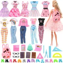Comprar 31 Pcs Ropa Y Accesorios Para Muñecas Para Un Vestido De Muñ