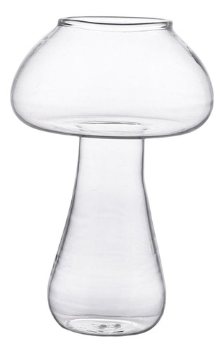 Champiñón Copa De Cristal Único Hongo Boda Transparente