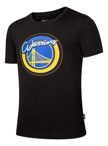 Camiseta Golden State Warriors Hombre Nbats523118-blk6 Negro