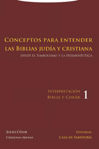 Libro Conceptos Entender Biblias Judía Y Cristiana