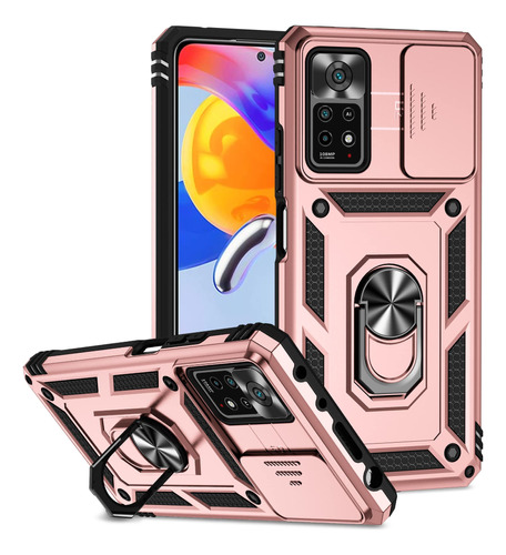 Funda Resistente Golpes Anillo Para Xiaomi Redmi Note 11 4g