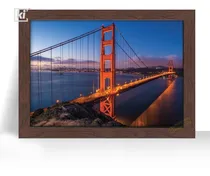 Comprar Quadro Decorativo Ponte Estaiada Sp Arte São Paulo A4 32cm