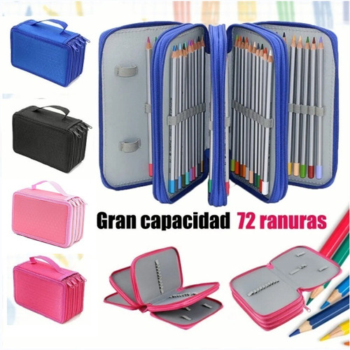 Estuche Organizador De Bolígrafos/72 Lápices Papelería