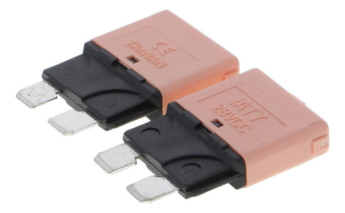 2x2 Piezas Automático 28v Marina Fusible Reiniciable Auto