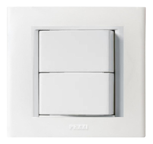 Placa Pezzi - Design 2 Espaços - Material Resistente