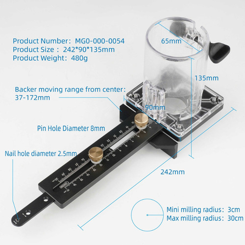 Fresado Círculo Ranurado Base Madera Recortadora Router Cnc