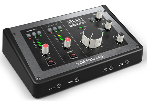 Interface De Áudio Solid State Logic Ssl 2+ Mkii 2x4 Usb