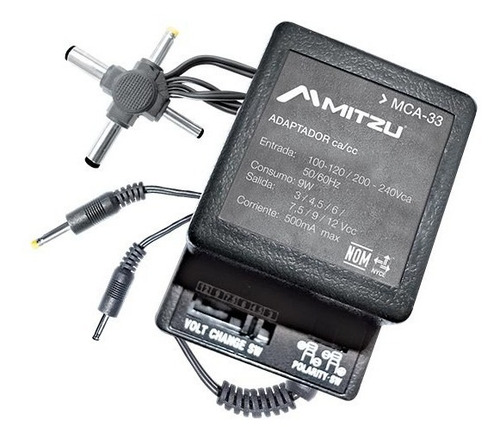 Eliminador Universal Múltiple Con 7 Conectores De 500 Ma