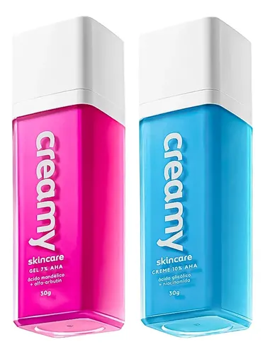 Creamy - Kit com 2 Produtos (ácido Mandélico + Glicólico) Momento de Aplicação Dia/noite Tipo de Pele Todo Tipo de Pele — R$ 151,91 em Mercado Livre, 53% OFF