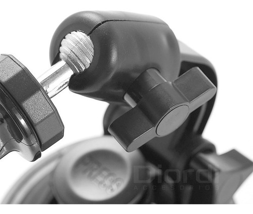 Imagen 7 de 7 de Soporte Succión Para Auto 9cm Gopro Hero Black 9 8 7 6 5