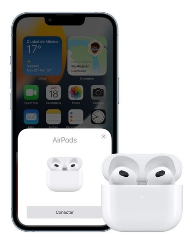 Imagen 6 de 7 de Apple AirPods (3ª generación) con estuche de carga Lightning