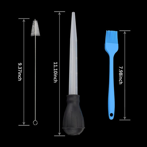 Turkey Baster - Juego De Cepillos De Repostería Con Cepillo
