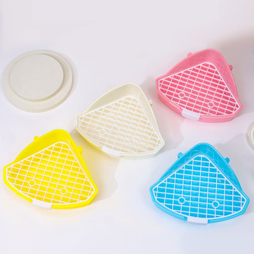 (pk) Liter Box Pet Corner Inodoro Para Mascotas Pequeñas