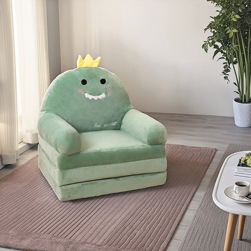 Multifuncional Plegable Sillón Sofá Cama Para Niños 3niveles Verde