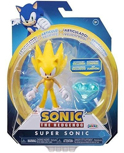 Sonic The Hedgehog 4 Super Sonic Con Figura De Acción Xhmn 3