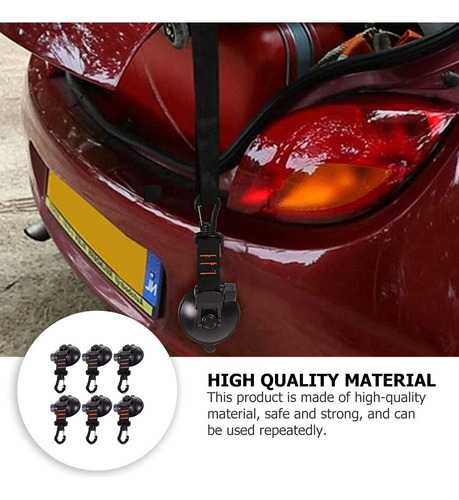 6pcs Outdoor Camping Car Tent Fixing Hook Canopy Car Window