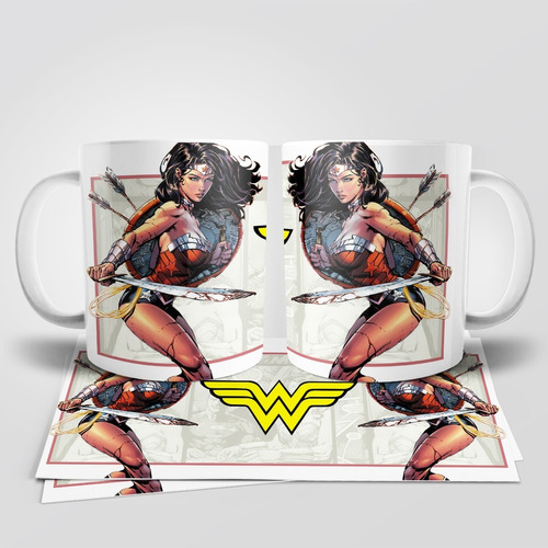 Wonder Woman Superhéroes Taza Tu Propio Estilo #1