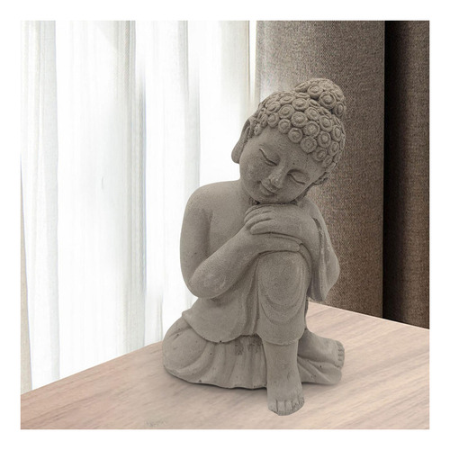 1 Paquete De 2 Estatuas De Buda Escultura Budista Jardín
