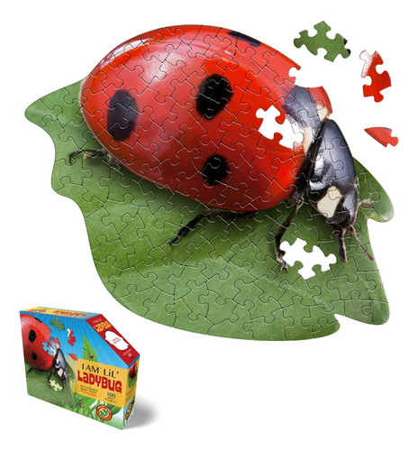 Quebra-cabeça Madd Lil Ladybug De 100 Peças Para Maiores De