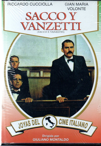 Sacco Y Vanzetti - Dvd Nuevo Original Cerrado - Mcbmi