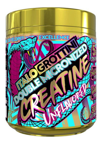 Suplemento Italo Grottini Creatine Micronizada Unflavored