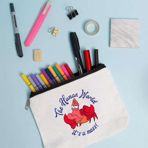 Wzjhcl Bolsa De Maquillaje De Cangrejo Sebastián Citas De S