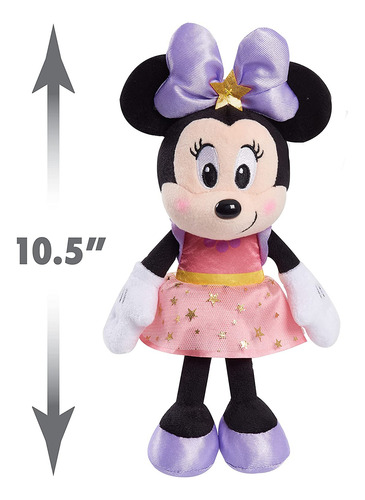 Disney Junior Minnie Mouse - Puf De Peluche Con Diseño De Mi