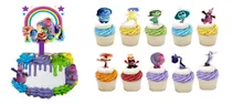 Comprar 41 Toppers Intensamente 2 Decorar Cupcake, Pastel O Gelatina
