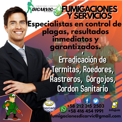 Imagen 5 de 10 de Fumigación Y Desinfección, Precios Acorde A Su Necesidad