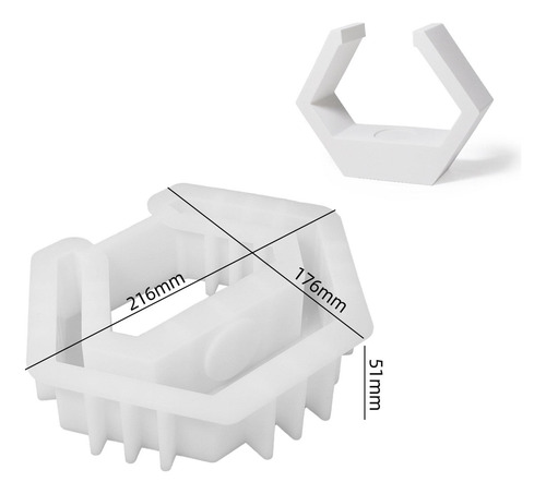 Modelo De Silicona, Modelo Para Hacer Molde Hexagonal