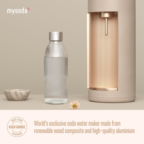 Máquina De Agua Con Gas Nordic Design Botella De Vidrio Y