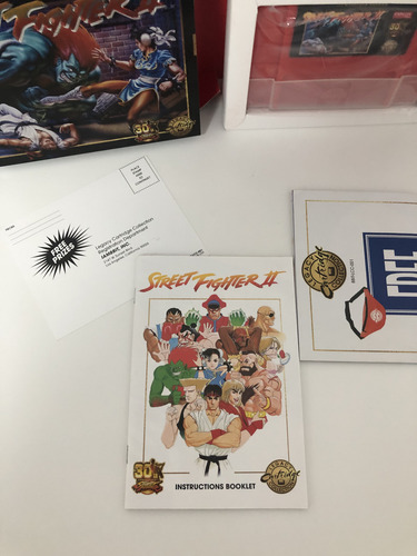 Street Fighter Legacy Cartridge 30th Collection - Snes Cib