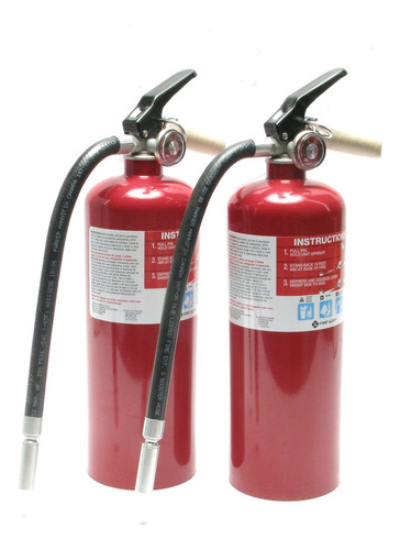 First Alert Rechargeable Fire Extinguisher, 2-pack Ccr