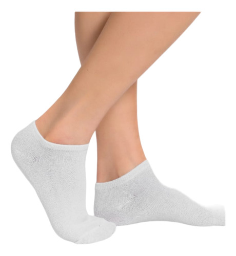 Medias Calcetines De Algodón Tobilleras De Dama Pack 12pares