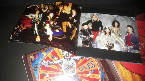 Cd Japonês Aerosmith Nine Lives + Box Of Fire Bonus Disc (Usado)