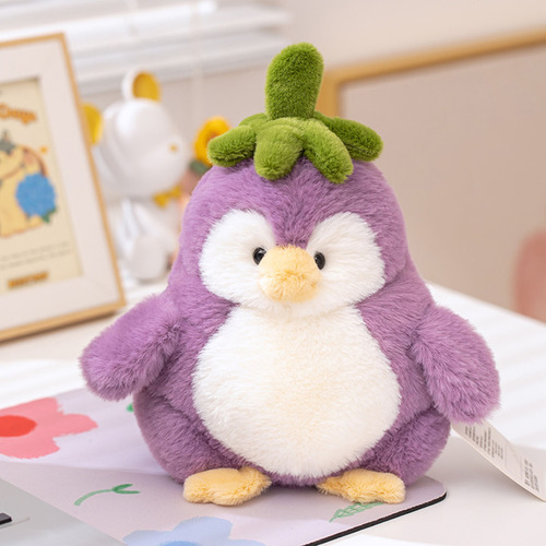 Penguin Baby Plushs Doll Creatives Turn Juguet Berenjena Pin