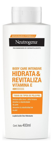Crema Corporal Neutrogena Body Care Intensive X 400 Ml
