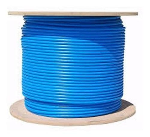 Bobina Cat 5e Elecon Color Azul 100%  Cobre 305 