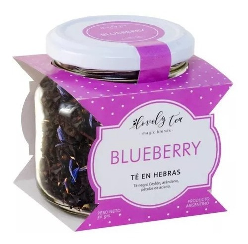 Infusión Blueberry Lovely Tea - Heredia X50 Gr 