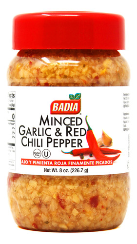 Badia Spices Ajo Y Aji Picante Finamente Picados 226,7 Grs